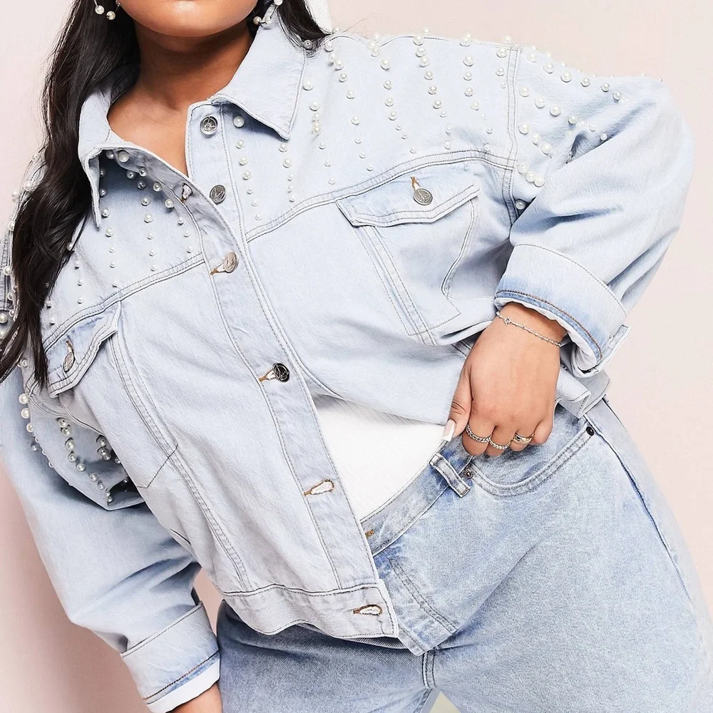 Pearl Denim Jacket - Picture 2 of 2